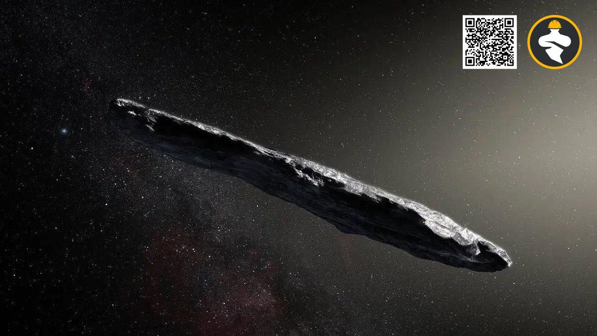 An artist's conception of 'Oumuamua, first known interstellar object to visit our solar system.
NASA
